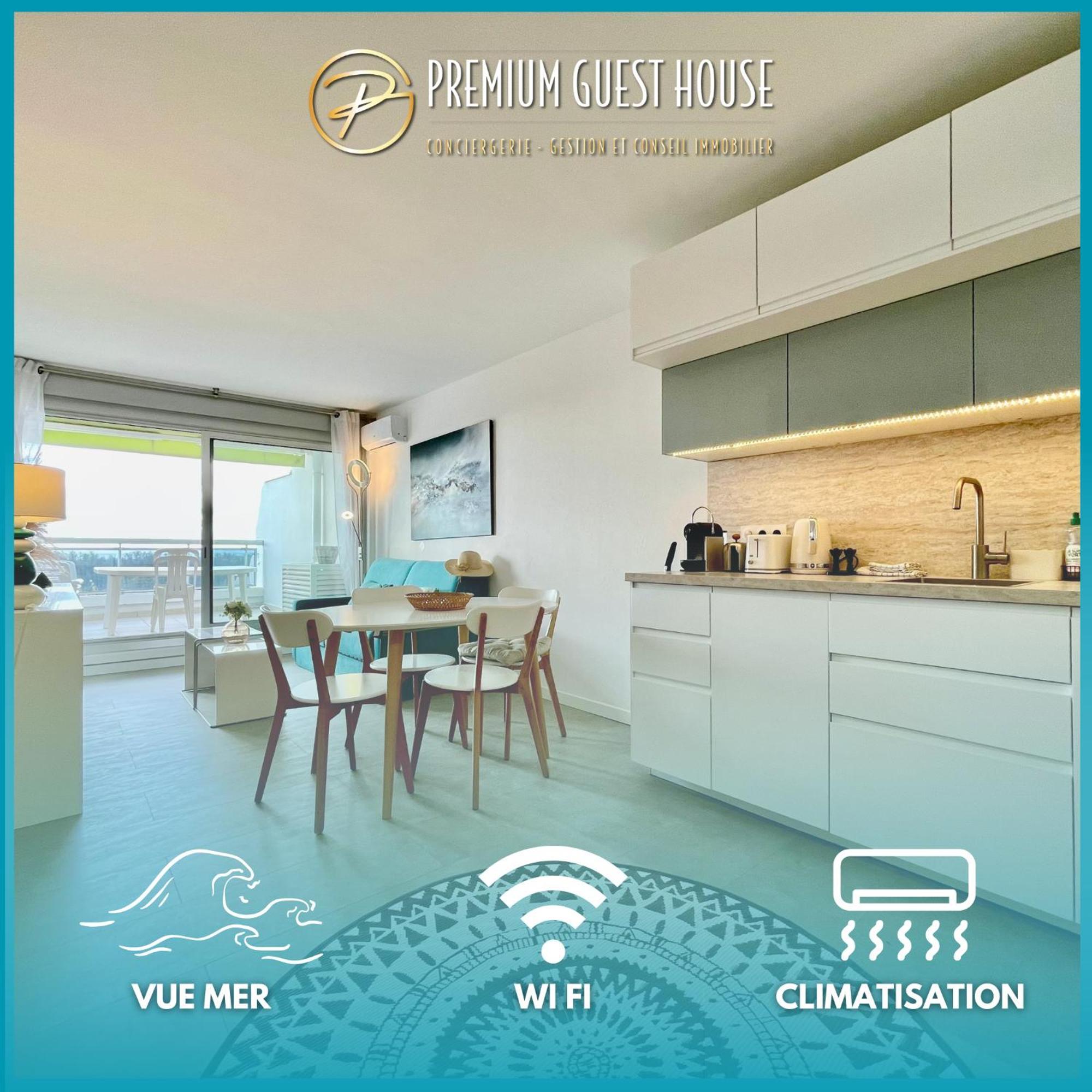 Pgh N25 - Vue Mer, Premiere Ligne & Parking Prive La Grande Motte Bagian luar foto